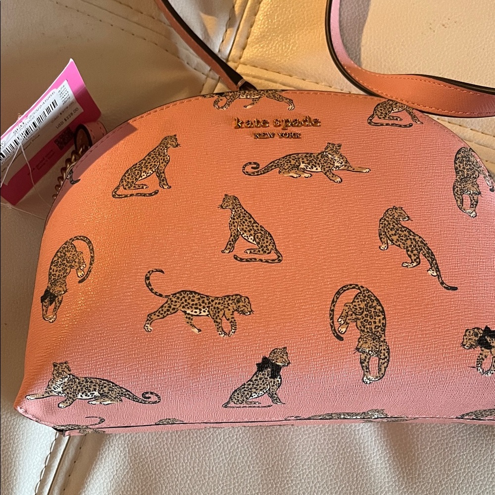 Kate Spade Pink Cheetah Crossbody Bag